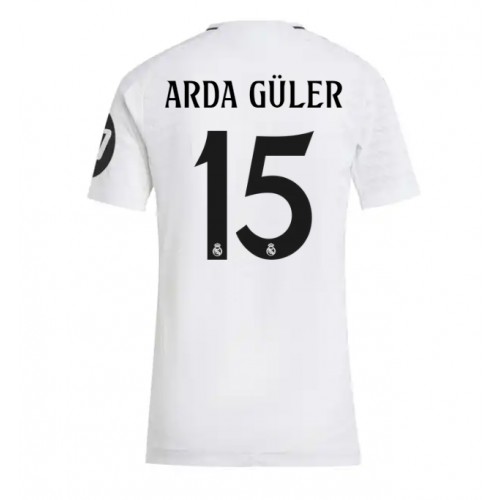 Dámy Fotbalový dres Real Madrid Arda Guler #15 2024-25 Domácí Krátký Rukáv